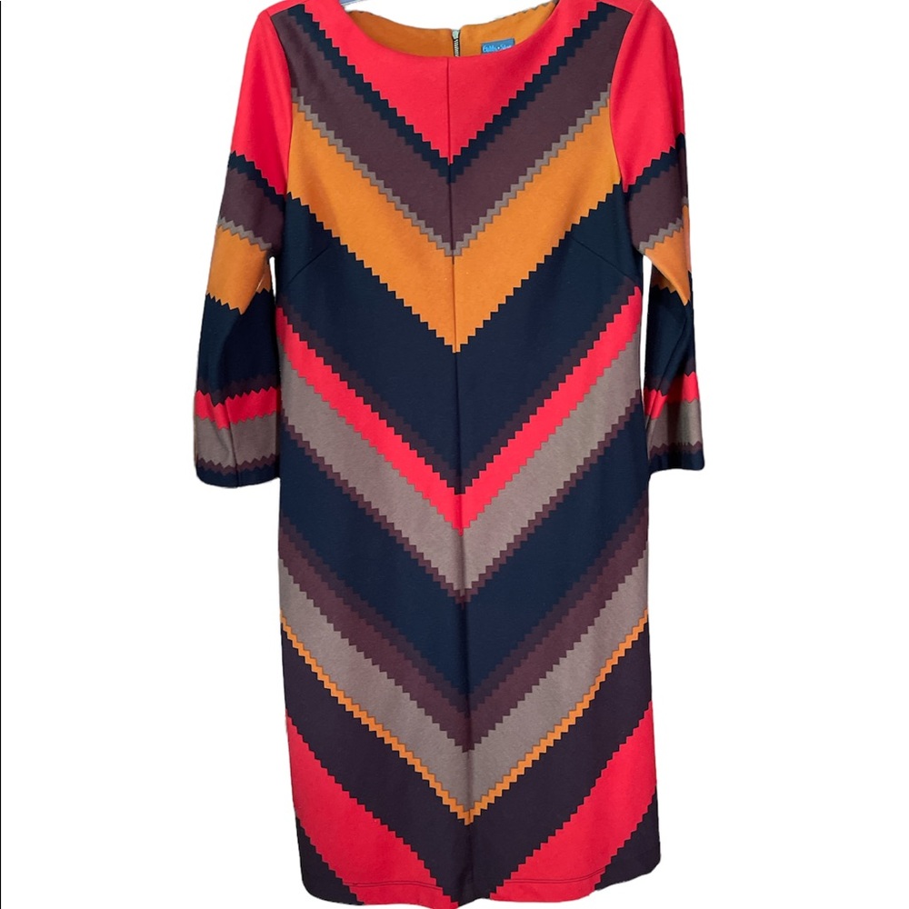 Multi colored Gabby Skye fall A line dress